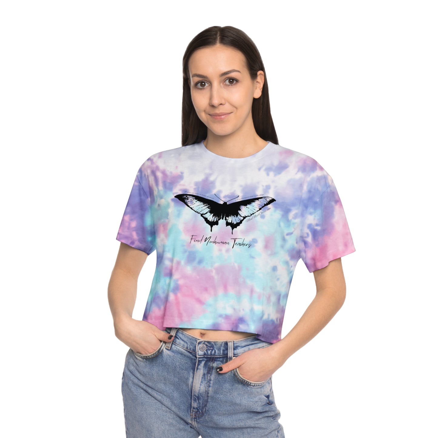 Find Nonhuman Teachers crop top T-shirt