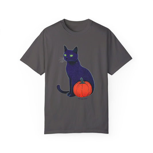 Black Cat Halloween T-Shirt