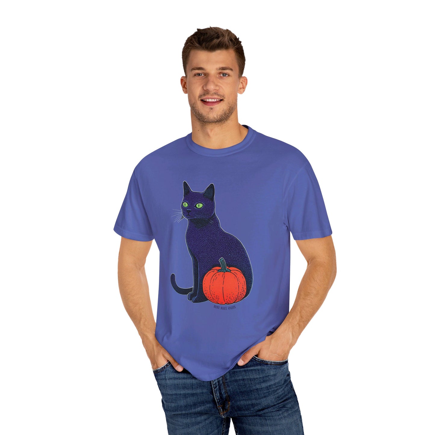 Black Cat Halloween T-Shirt