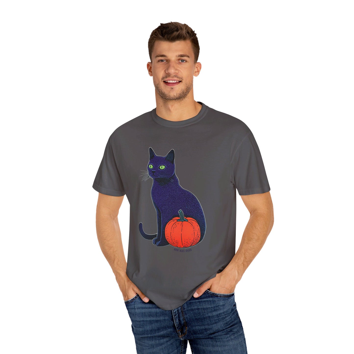 Black Cat Halloween T-Shirt