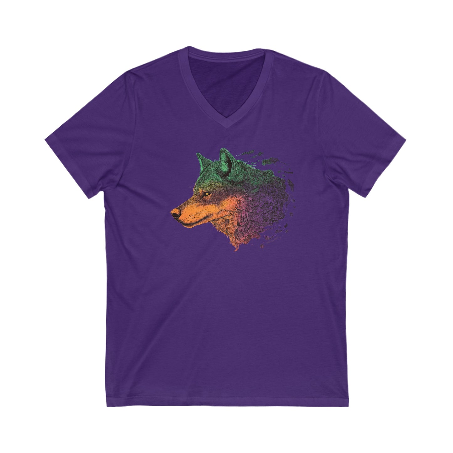 Spirit Wolf V-Neck Tee