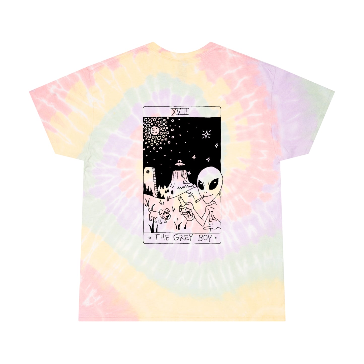 Gray Boy Tarot Tie-Dye