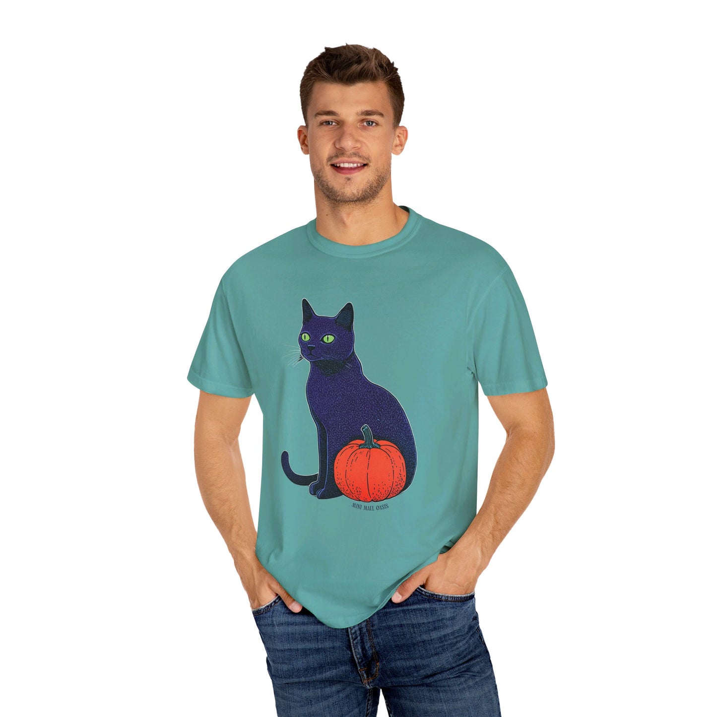 Black Cat Halloween T-Shirt